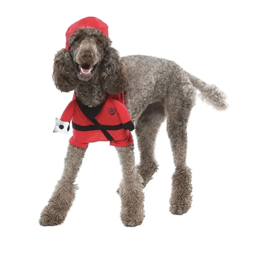 Vibrant Life Halloween Dog or Cat Costume Ninja Medium